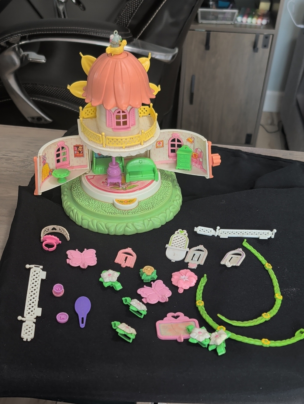 Vintage Lot Of Charmkins Whippoorwill Flower Mill House & Accessories